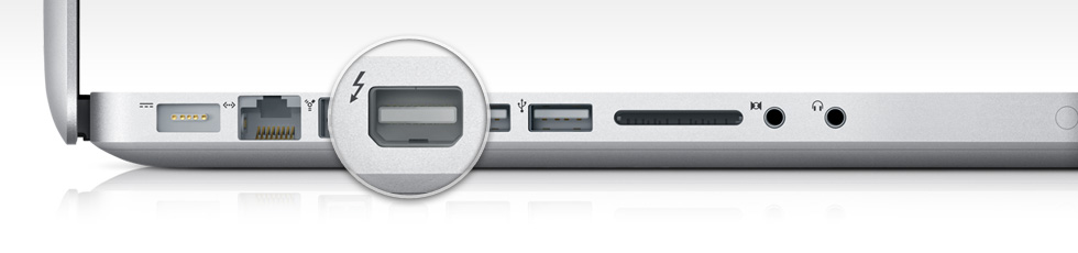 Thunderbolt現配備于全新 MacBook Air、MacBook Pro、iMac 和 Mac mini 之上