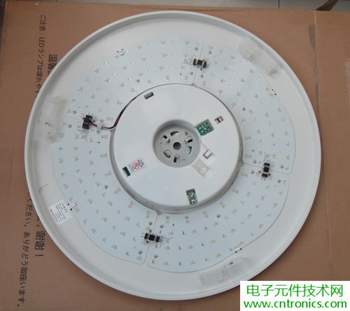 高端大氣上檔次！智能遙控調光LED吸頂燈拆解