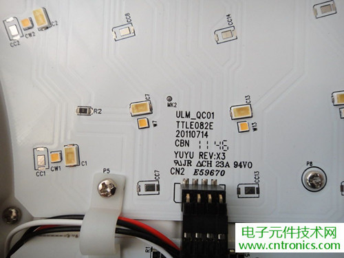 高端大氣上檔次！智能遙控調光LED吸頂燈拆解