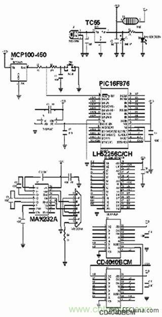 圖1、圖2、圖4和圖5中布線的電路原理圖
