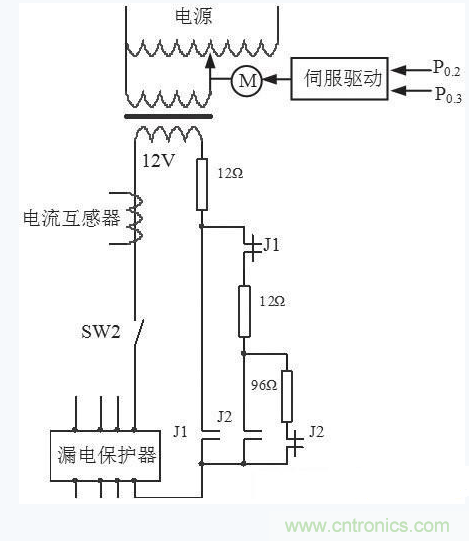 圖2 測試電流產(chǎn)生及調節(jié)模塊