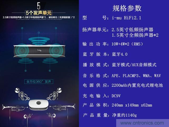 創(chuàng)意無限,品味好聲音!幻響小貝HIFI 2.1震撼來襲
