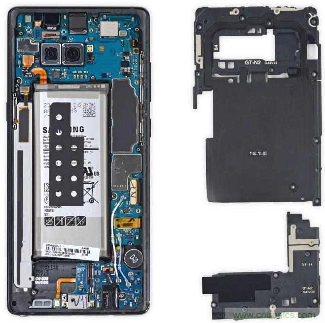 三星Note 8拆解，模塊化+分離式設(shè)計(jì)成趨勢(shì)？