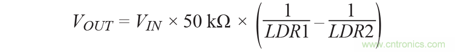 你有沒有試過用儀表放大器測(cè)量兩個(gè)光源的相對(duì)強(qiáng)度？